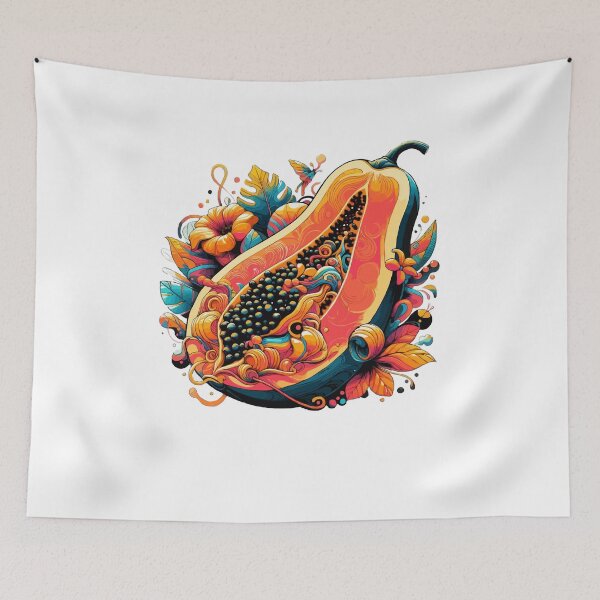 Item preview, Papaya Art for Women Tropical Papaya Aesthetic Kawaii Fruit  designed and sold by clothesy7.