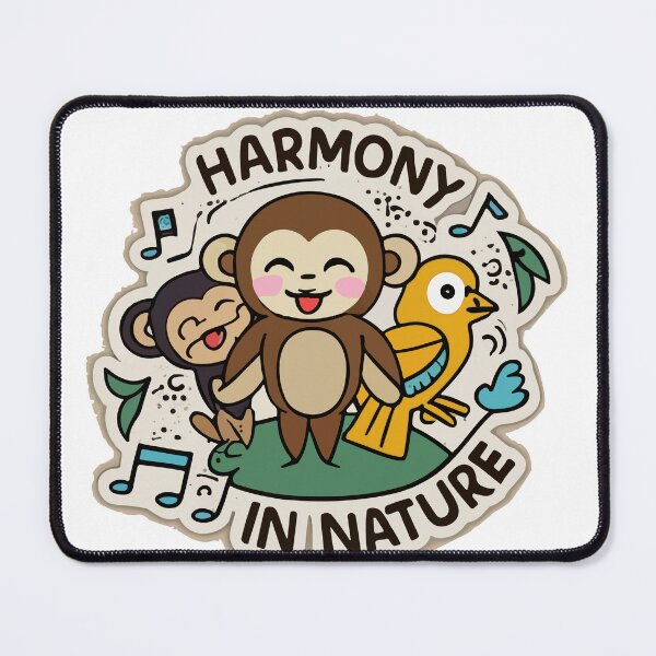 Item preview, Harmony in Nature - Musical Animals Mural designed and sold by NiftyWrx.