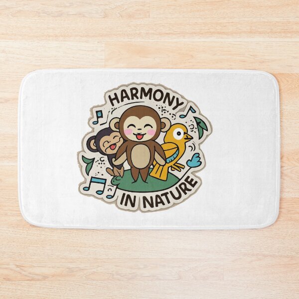Item preview, Harmony in Nature - Musical Animals Mural designed and sold by NiftyWrx.