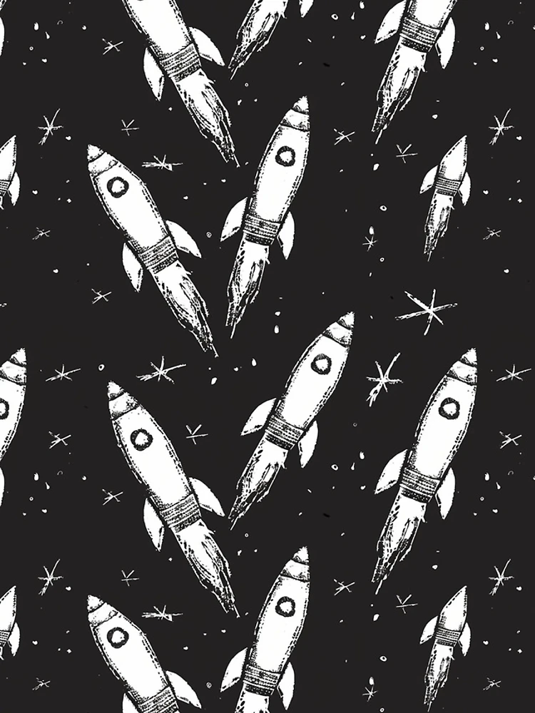 Thumbnail 4 of 4, iPhone Case, Space Rockets designed and sold by Alfredus.