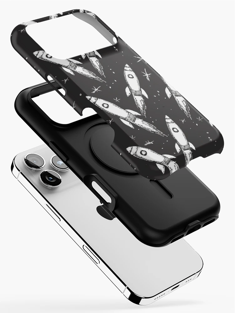 Thumbnail 2 of 4, iPhone Case, Space Rockets designed and sold by Alfredus.