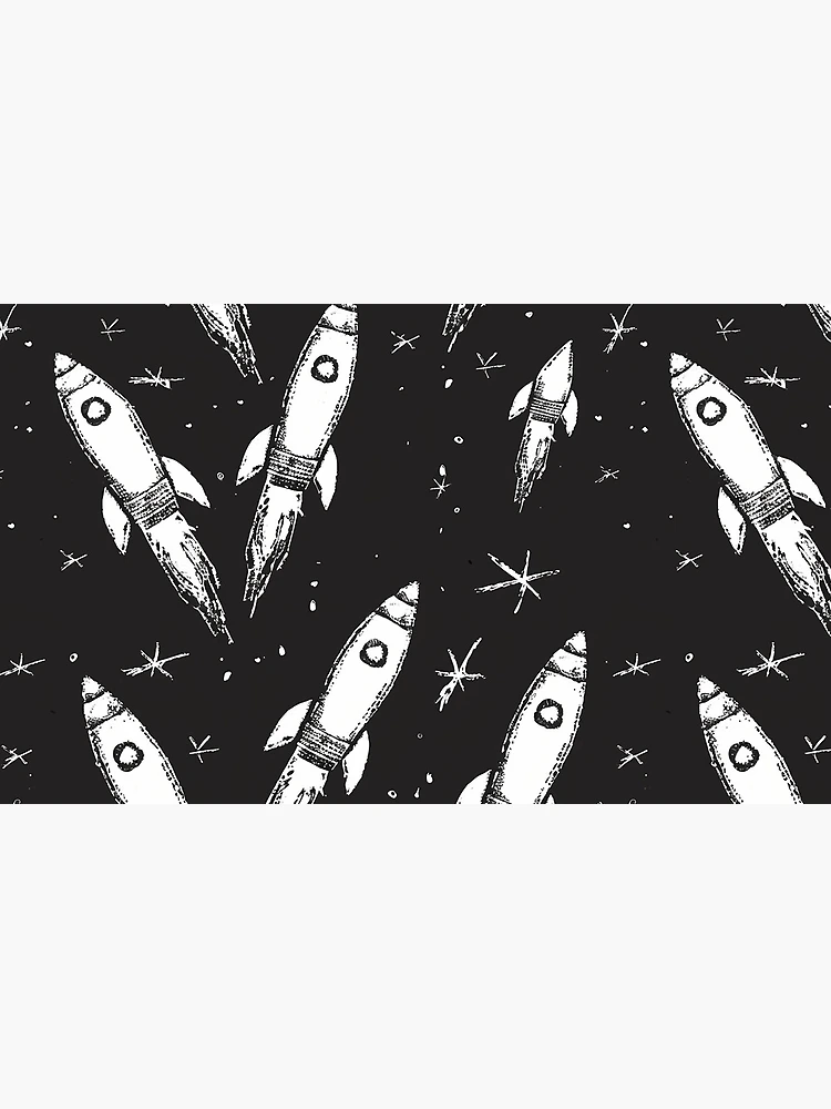 Thumbnail 4 of 4, Coffee Mug, Space Rockets designed and sold by Alfredus.