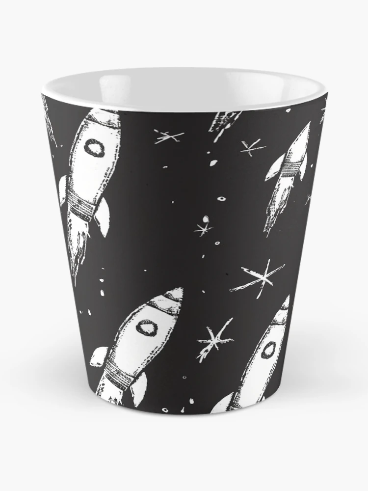 Thumbnail 2 of 4, Coffee Mug, Space Rockets designed and sold by Alfredus.