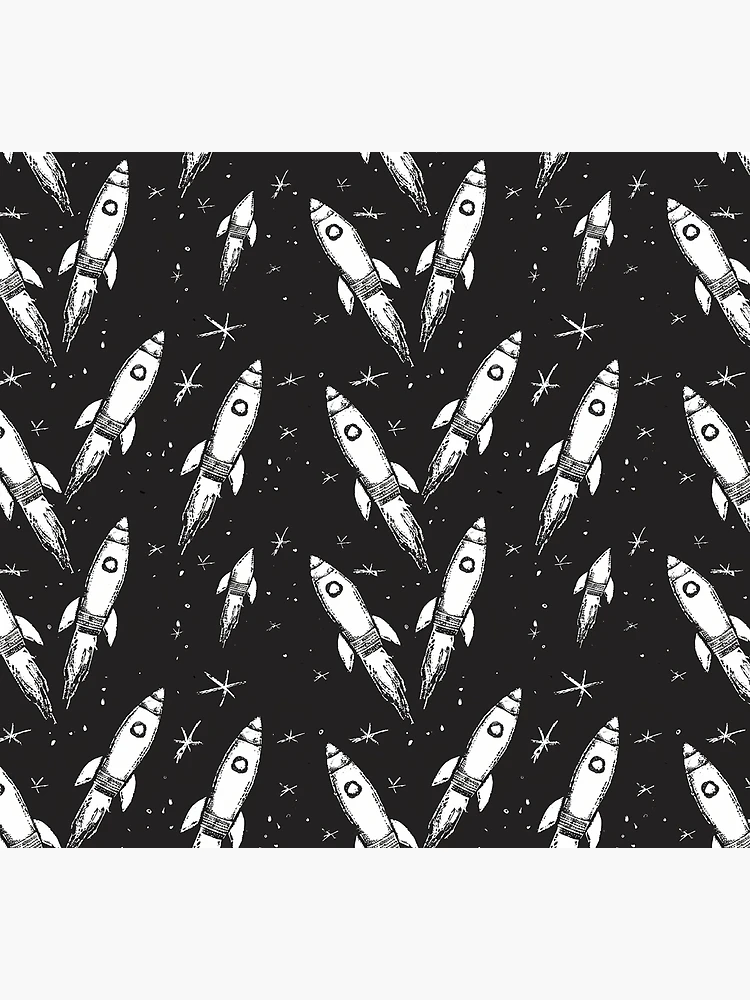 Thumbnail 5 of 5, Socks, Space Rockets designed and sold by Alfredus.