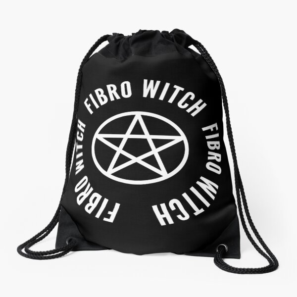 Item preview, Fibro Witch with Pentacle Fibromyalgia Awareness Cheeky Witch® designed and sold by cheekywitch.