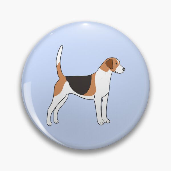 Artikelvorschau, Niedliche Foxhound-Hundekunst entworfen und verkauft von Yaragold.