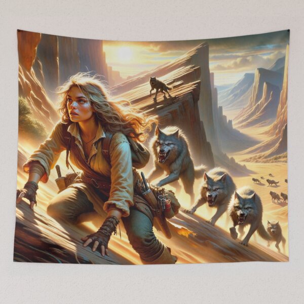Item preview, Escape from the wolves designed and sold by M-Y-A-R-T-.