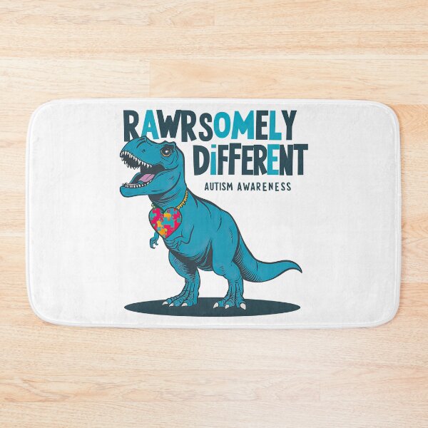 Item preview, RAWRsomely Different Autism Dinosaur Autism Awareness Tee designed and sold by MAPDDesigns.