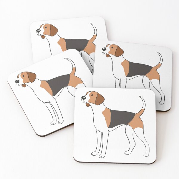 Item preview, Foxhound dog art designed and sold by Yaragold.