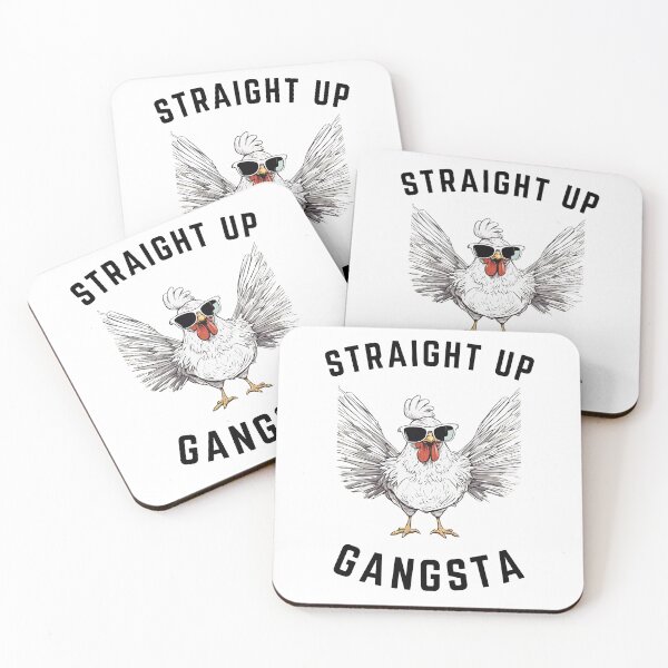 Item preview, Straight Up Gangsta Funny Chicken designed and sold by gillys.