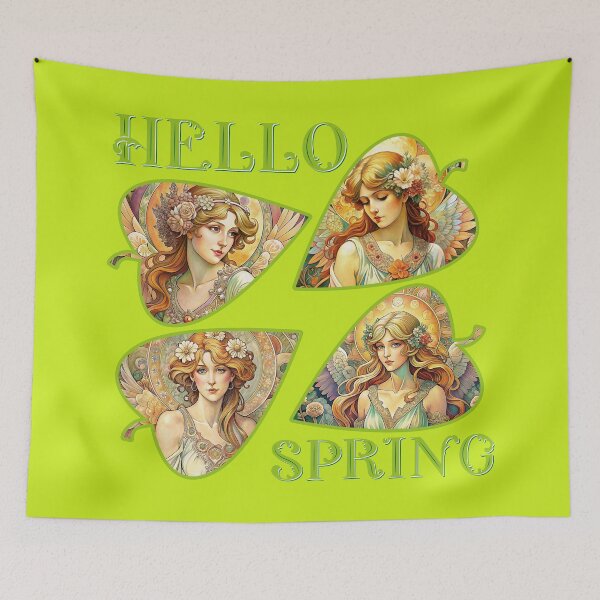 Item preview, Hello Spring designed and sold by CatCoconut-Art.
