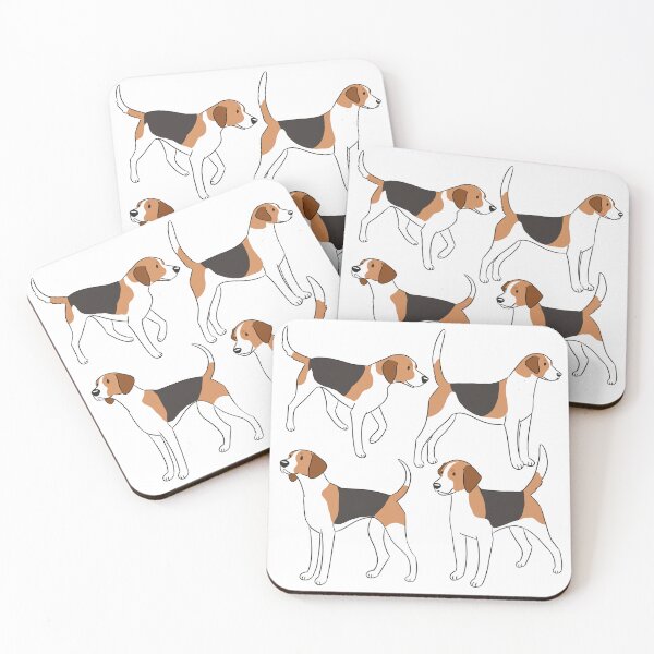Item preview, Cute foxhound dog pattern  designed and sold by Yaragold.