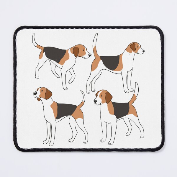 Item preview, Cute foxhound dog pattern designed and sold by Yaragold.