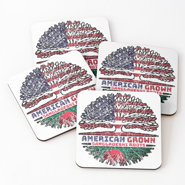 Item preview, Bangladesh Bangladeshi US American USA United States Tree Roots Flag designed and sold by FlagX.