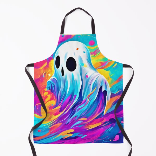 Item preview, Spectral Beauty: Vibrant Ghost Artwork  designed and sold by Health And Fitness Posts e-Store.