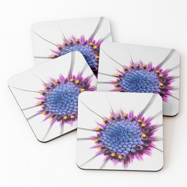 Item preview, Beautiful White African Daisy Flower Abstract Art   designed and sold by taiche.