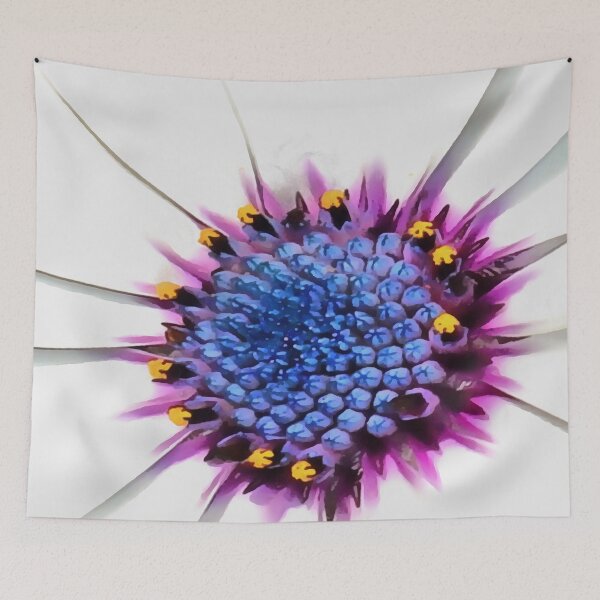 Item preview, Beautiful White African Daisy Flower Abstract Art   designed and sold by taiche.