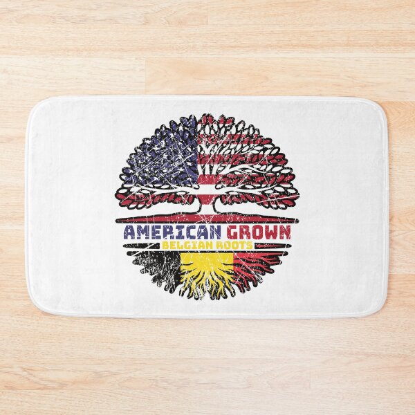 Item preview, Belgium Belgian US American USA United States Tree Roots Flag designed and sold by FlagX.