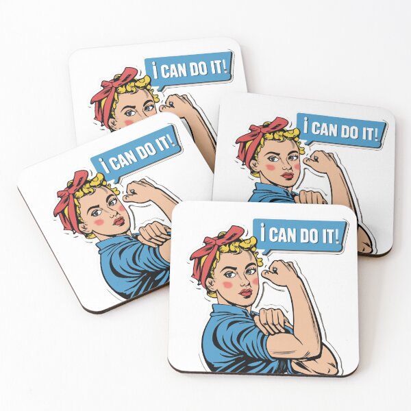 Item preview, Rosie the Riveter 'I Can Do It' Vintage Empowerment Design designed and sold by NiftyWrx.