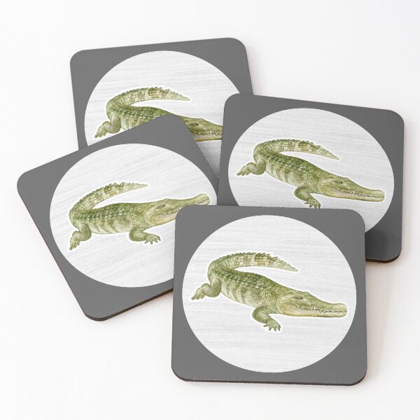 Item preview, Crocodile Watercolor Drawing designed and sold by LivingColorful.