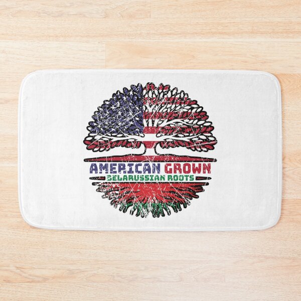 Item preview, Belarus Belarusian Belarussian US American USA United States Tree Roots Flag designed and sold by FlagX.