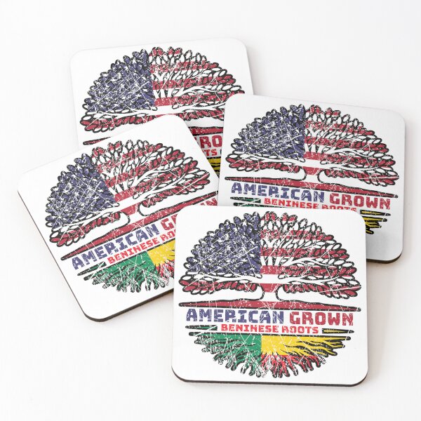Item preview, Benin Beninese American USA Tree Roots Flag designed and sold by FlagX.