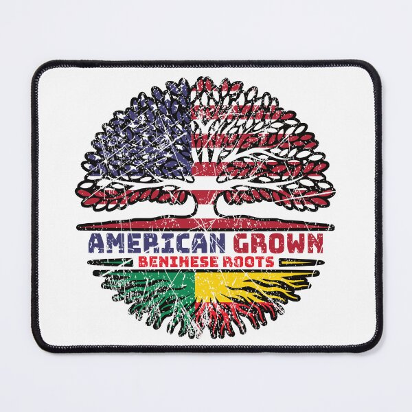 Item preview, Benin Beninese American USA Tree Roots Flag designed and sold by FlagX.