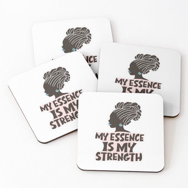 Item preview, Abstract Feminine Strength Silhouette with Quote designed and sold by NiftyWrx.
