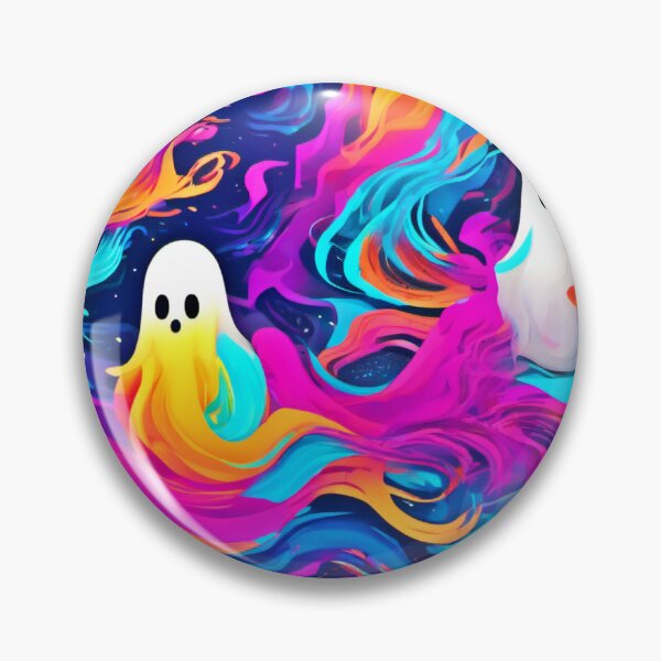 Item preview, Mesmerizing Spirits: Vibrant Ghostly Art designed and sold by Health And Fitness Posts e-Store.