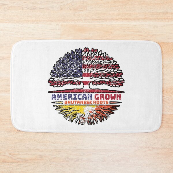Item preview, Bhutan Bhutanese American USA Tree Roots Flag designed and sold by FlagX.