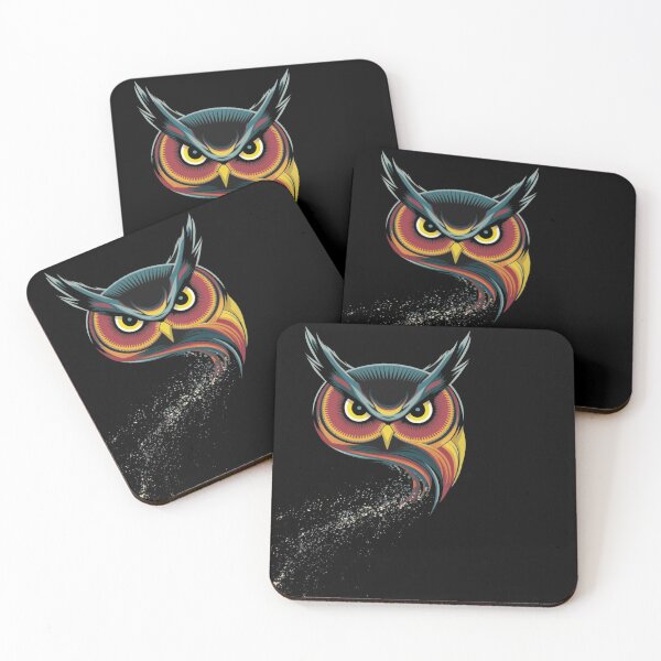 Item preview, Galactic owl head designed and sold by WildernessTints.