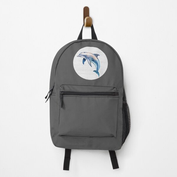 Item preview, Dolphin Watercolor Drawing designed and sold by LivingColorful.