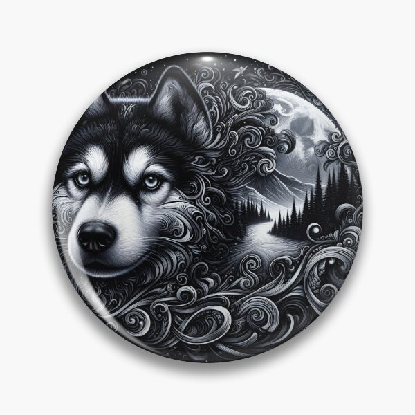 Item preview, Gothic-Inspired Husky Majesty designed and sold by PawspectCreate.