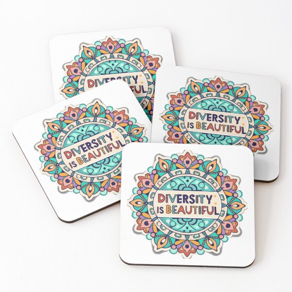 Item preview, Diversity is Beautiful - Colorful Bohemian Mandala designed and sold by NiftyWrx.