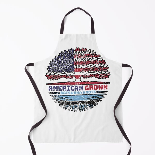 Item preview, Botswana Batswana American USA Tree Roots Flag designed and sold by FlagX.