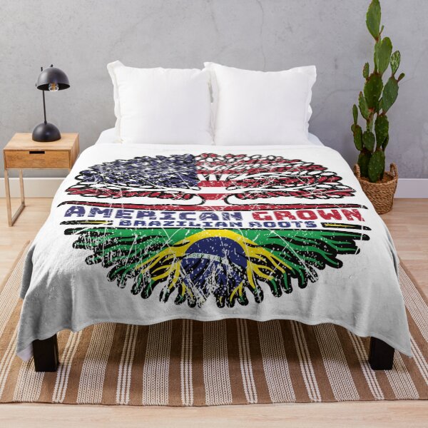 Item preview, Brazilian Brazil US American USA United States Tree Roots Flag designed and sold by FlagX.