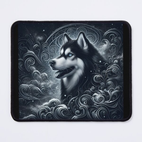 Item preview, Whimsical Gothic Husky designed and sold by PawspectCreate.