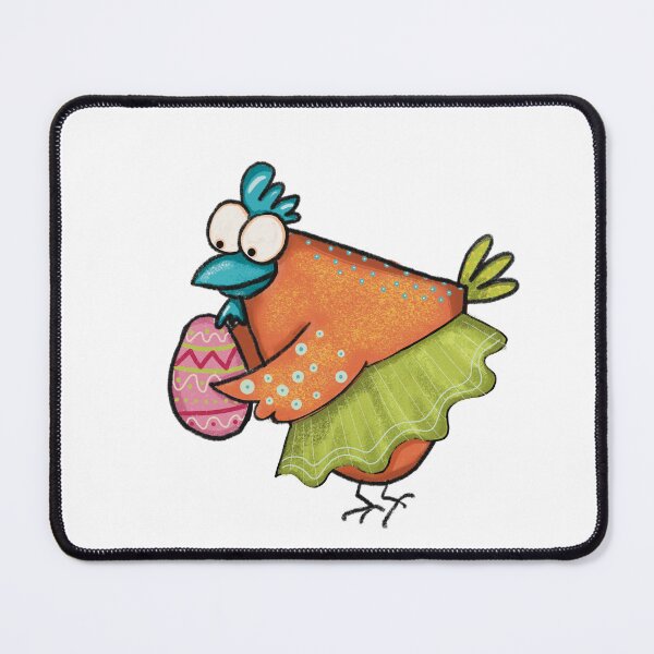 Item preview, Cute Hen Whimsical Hen Easter Happy Hen designed and sold by SaSzArt.