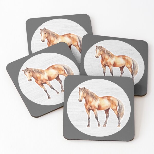 Item preview, Horse Watercolor Drawing designed and sold by LivingColorful.
