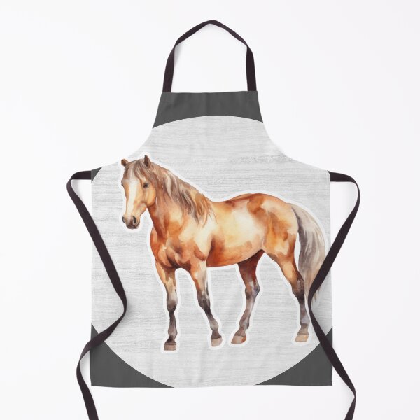 Item preview, Horse Watercolor Drawing designed and sold by LivingColorful.