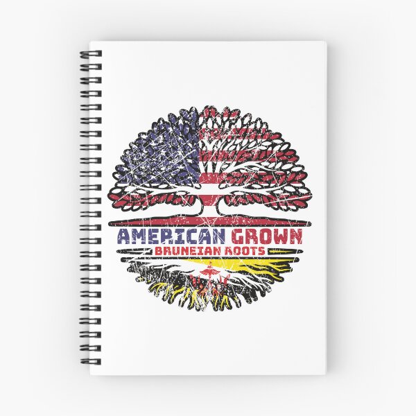 Item preview, Brunei Bruneian American USA Tree Roots Flag designed and sold by FlagX.