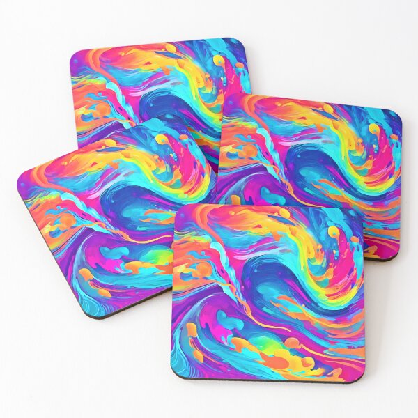 Item preview, Abstract Badist Art: Vibrant Colors designed and sold by Health And Fitness Posts e-Store.