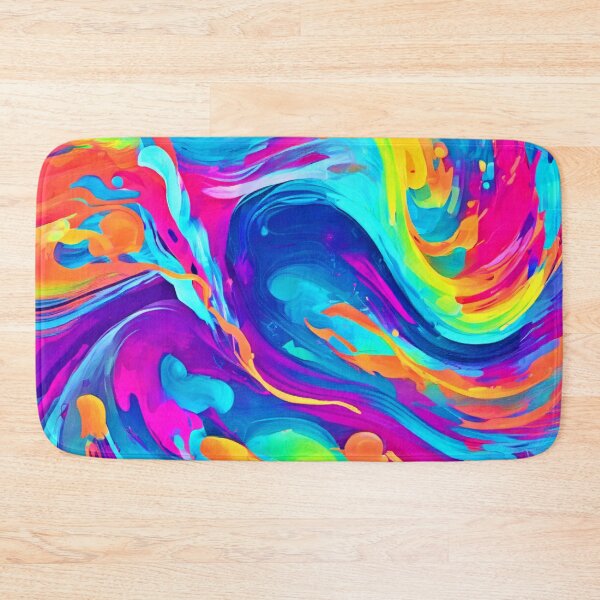 Item preview, Abstract Badist Art: Vibrant Colors designed and sold by Health And Fitness Posts e-Store.