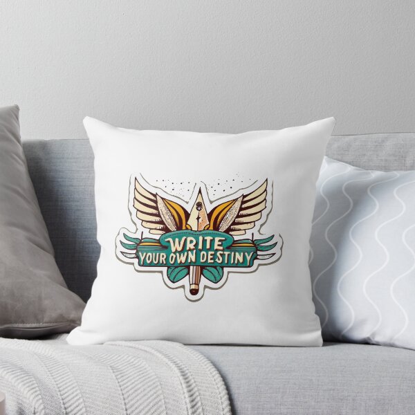 Item preview, Stylized Pen Nib with Wings - Write Your Own Destiny designed and sold by NiftyWrx.