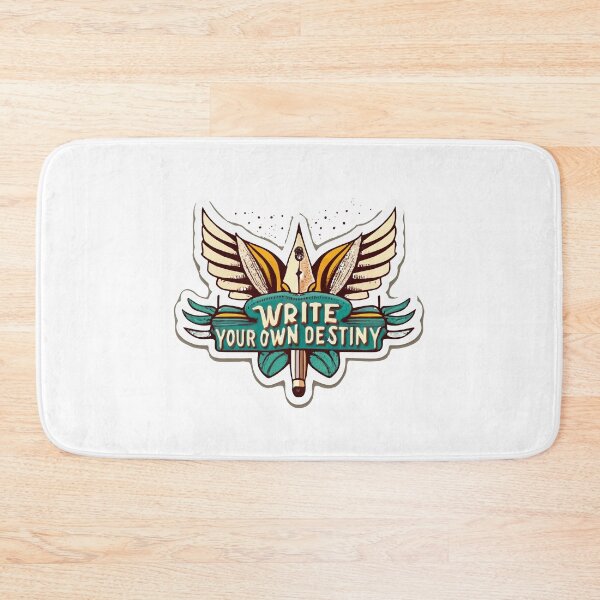 Item preview, Stylized Pen Nib with Wings - Write Your Own Destiny designed and sold by NiftyWrx.