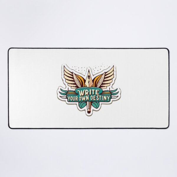 Item preview, Stylized Pen Nib with Wings - Write Your Own Destiny designed and sold by NiftyWrx.