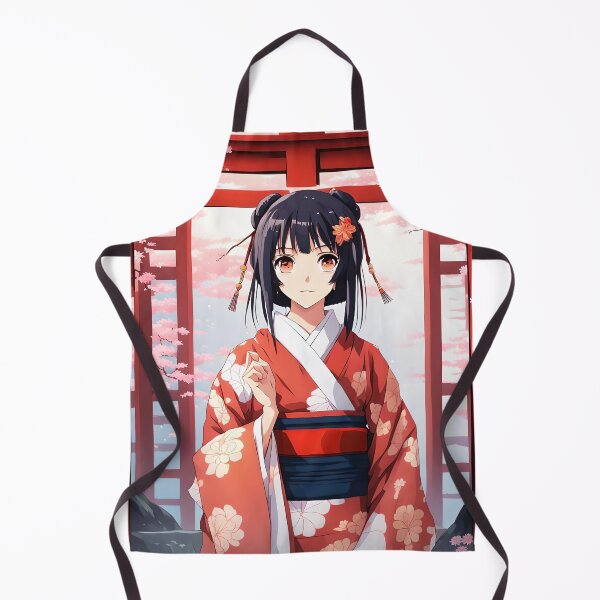 Item preview, Beautiful Anime Girl in a Kimono designed and sold by MiaRose85.