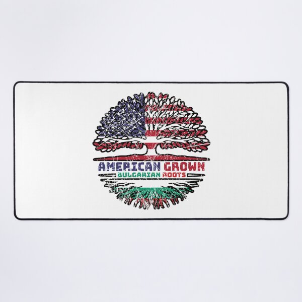 Item preview, Bulgaria Bulgarian US American USA United States Tree Roots Flag designed and sold by FlagX.