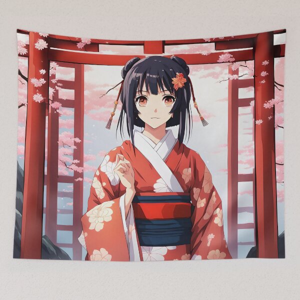 Item preview, Beautiful Anime Girl in a Kimono  designed and sold by MiaRose85.