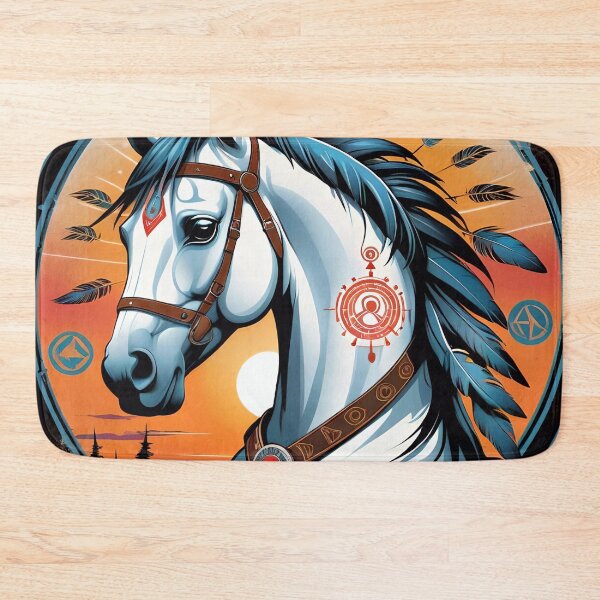 Item preview, Native American Style Animal Art Spirit Horse designed and sold by TheArtOfPat.